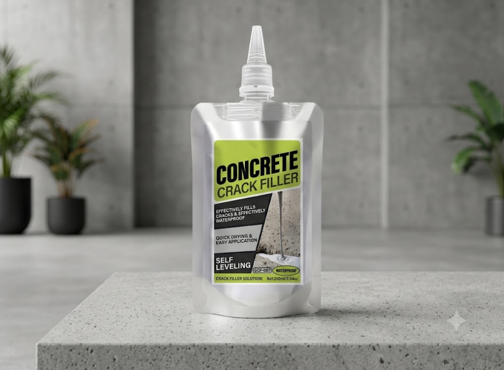 Waterproof Concrete Crack Filler (Pack of 2) | Quick Dry Leak Repair Sealant