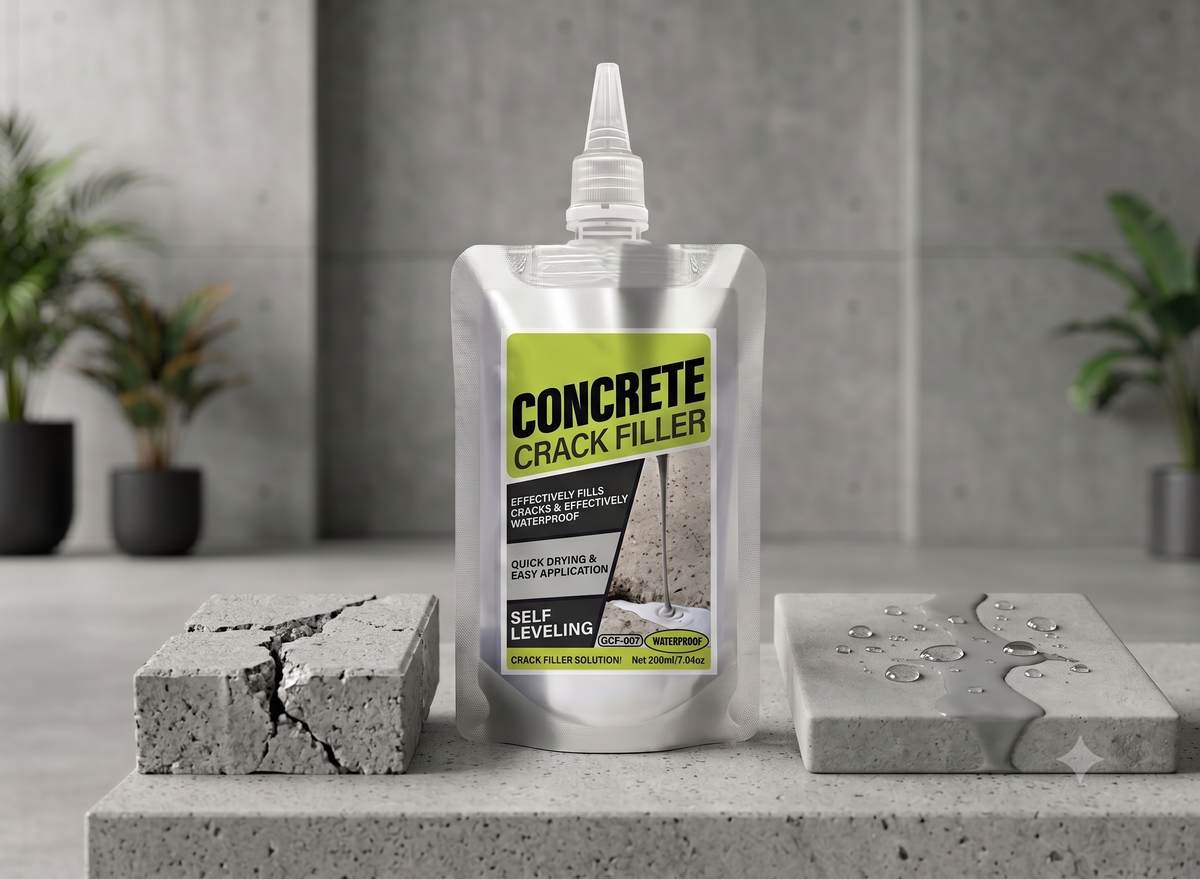 Waterproof Concrete Crack Filler (Pack of 2) | Quick Dry Leak Repair Sealant