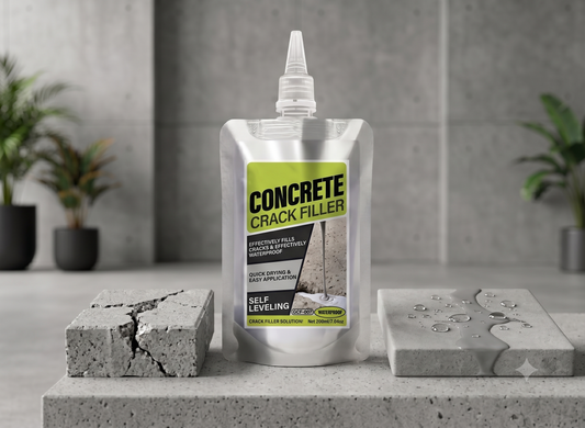 Waterproof Concrete Crack Filler (Pack of 2) | Quick Dry Leak Repair Sealant