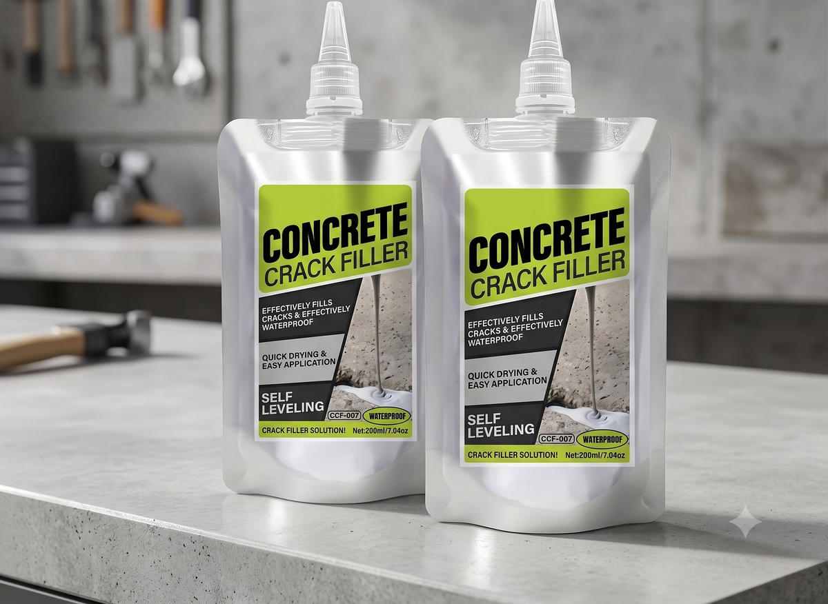 Waterproof Concrete Crack Filler (Pack of 2) | Quick Dry Leak Repair Sealant